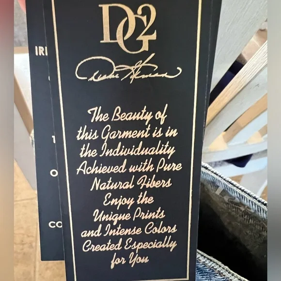 DG2 by Diane Gilman- Denim Jean Tote Bag (NWT) - Picture 6 of 8